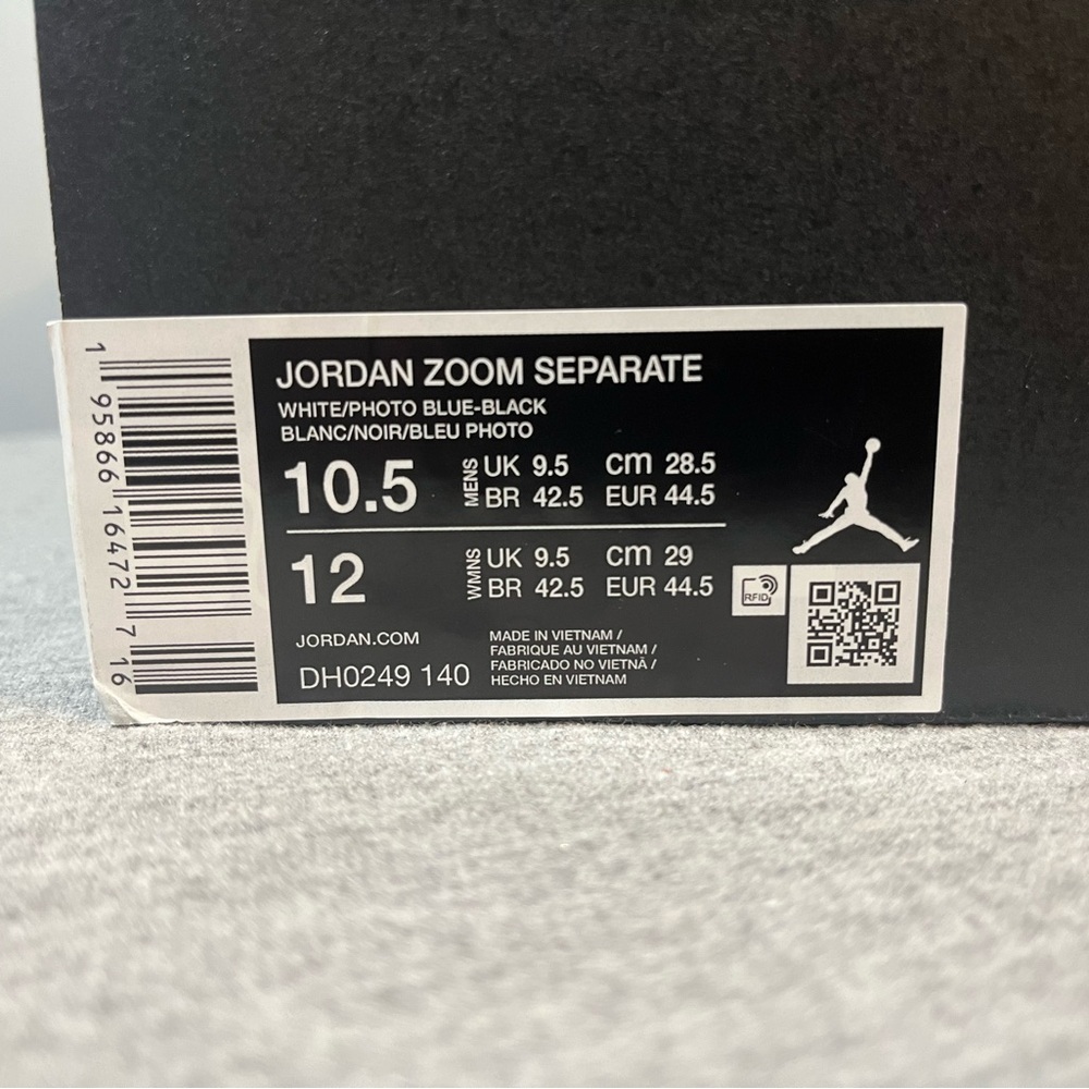 Nike Air Jordan Zoom Separate Basketball Sneaker Men's Shoe Size 10.5 DH0249 140 - Picture 10 of 10